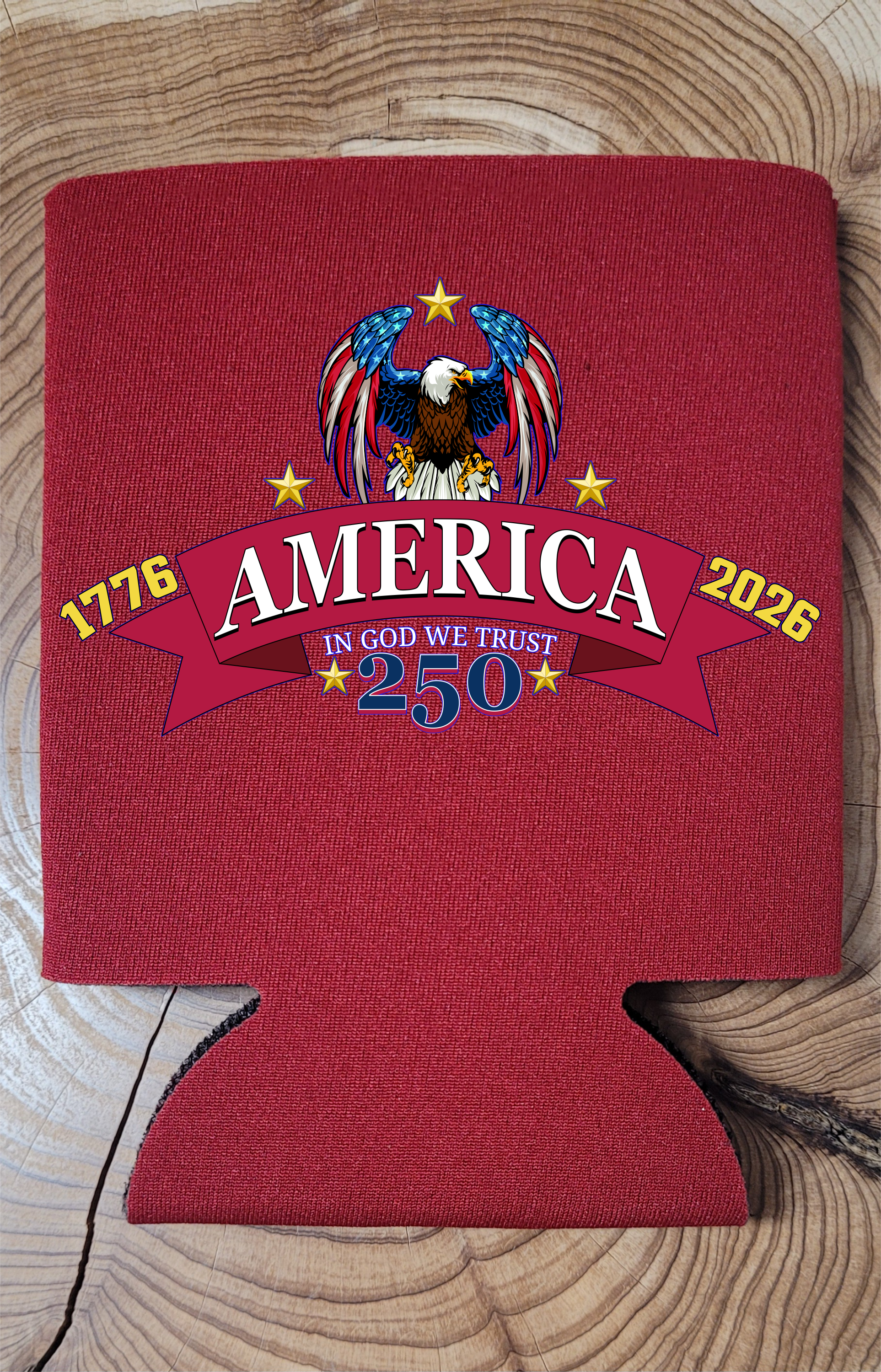 Red Koozie - America 250 lite