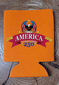 Orange Koozie - America 250 lite
